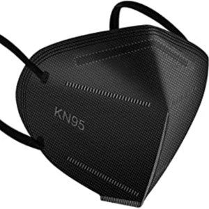 50 KN95 masks, Black/white